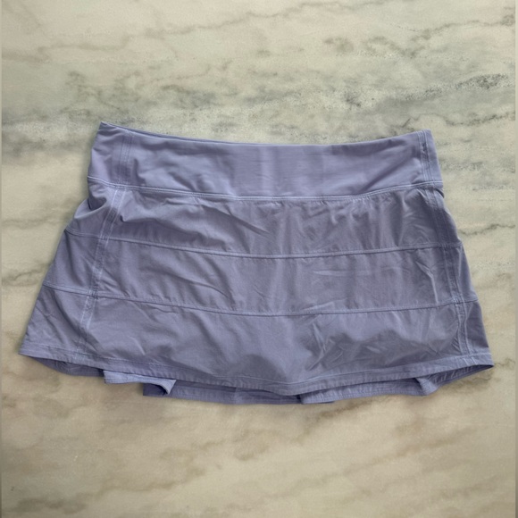 Lululemon Pace Rival Mid-Rise Skirt Lilac Smoke Size 10 - Picture 8 of 10